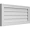 Ekena Millwork Vertical Surface Mount PVC Gable Vnt: Non-Functional, w/2"W x 1-1/2"H, Brickmould Frame, 30"W x 14"H GVPVE30X1402SN - alternate 5